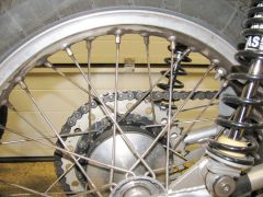 Bultaco 159 rear wheel 001
