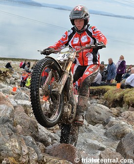 Becky Cook At Meall Nam Each Day 5 2015 Scottish Six Days Trial