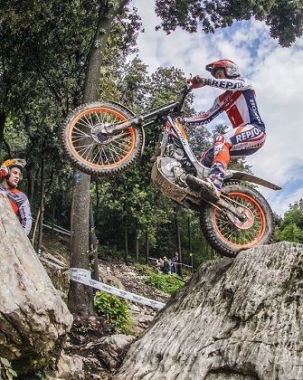 toni bou trials bike